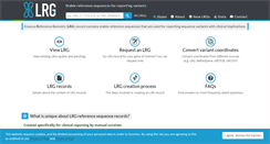 Desktop Screenshot of lrg-sequence.org